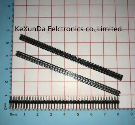 100PCS/LOT ROHS 2.00MM 2*40 2MM Spacing Space 2x40 80P L 8.7MM Male Pin Header Double Row Pitch Straight Needle DIP | Обустройство