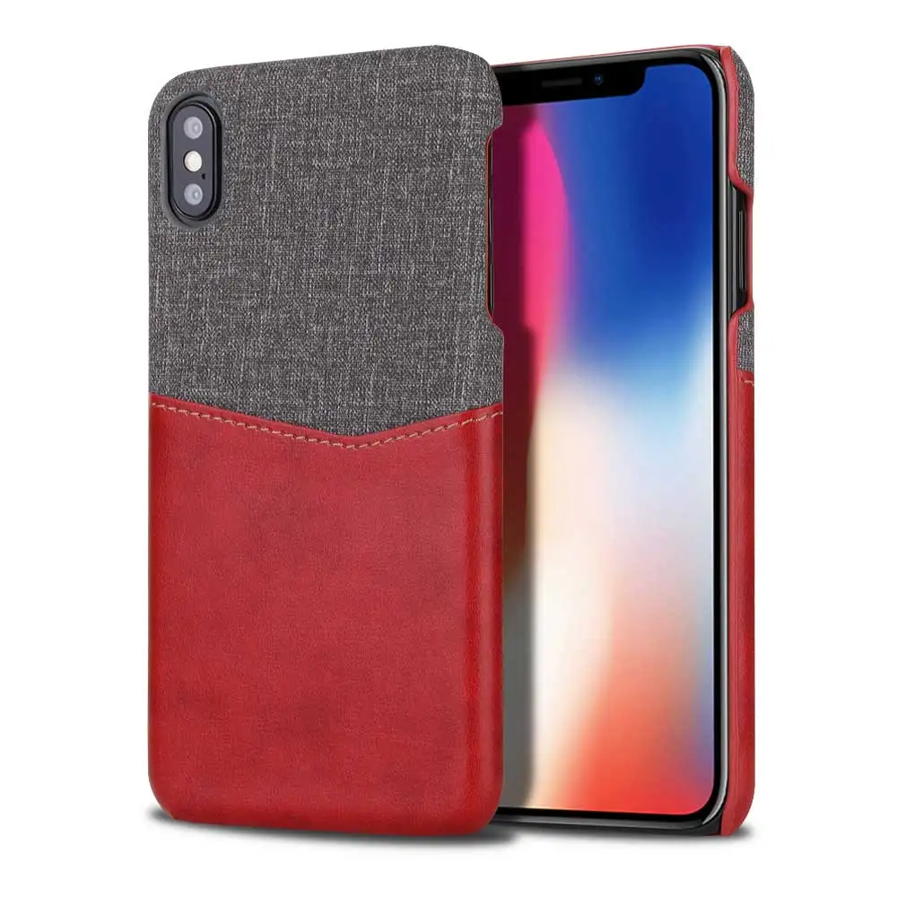 Роскошный чехол для телефона из искусственной кожи для iPhone XS MAX, тонкий кошелек с отделением для карт, задняя крышка для iPhone XR XS MAX X 7 8 6 6S Plus, чехол - Цвет: Red