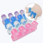 2 шт., силиконовый Гель для разделения пальцев ног, разделитель для пальцев ног