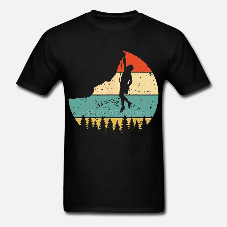 

Забавная Мужская футболка, модная футболка, винтажная женская футболка версии скалолазания, альпинизма, альпинизма