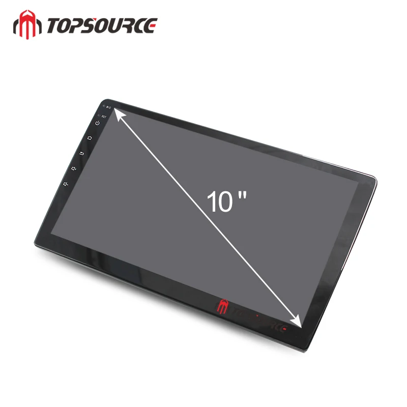Автомагнитола TOPSOURCE 2 DIN мультимедийный плеер на Android с 10 &quotэкраном GPS Wi-Fi USB FM радио