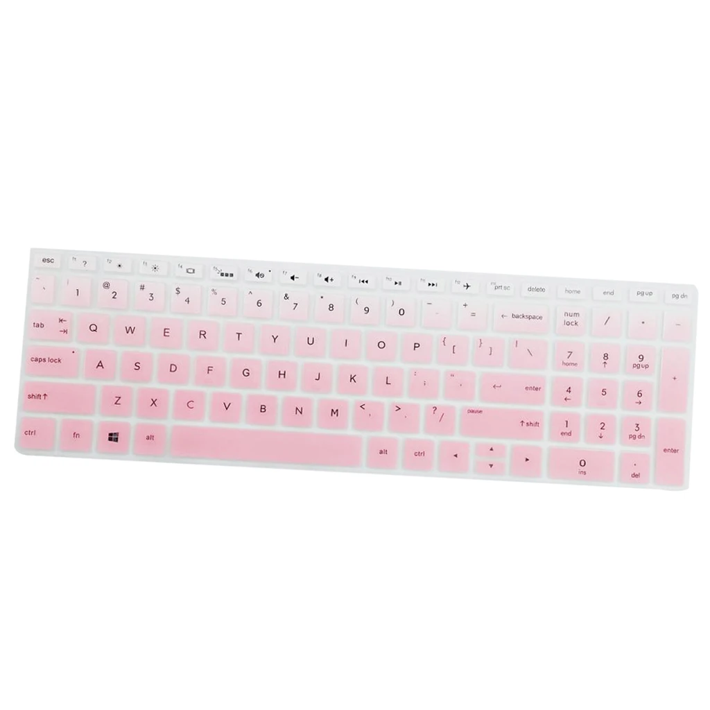 Clear Pink as descr Высокая невидимая защитная оболочка клавиатуры для hp 15,6 дюймов BF ноутбука ПК - Цвет: Clear Pink as descr