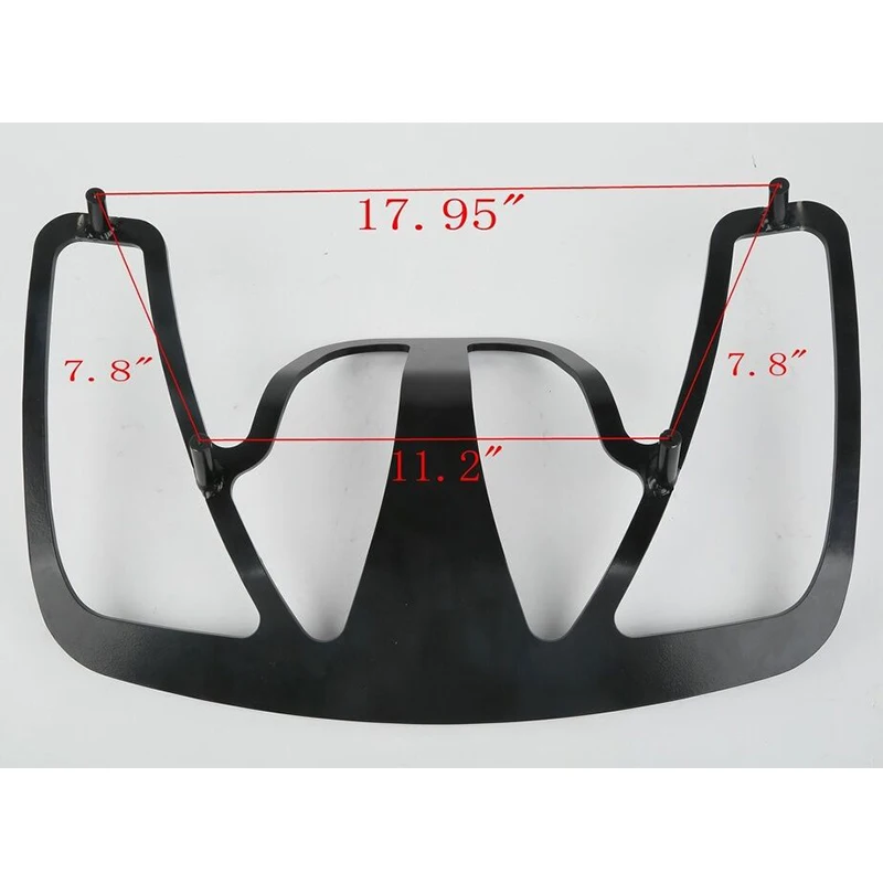 Мотоцикл хромированный алюминиевый багажник багажная стойка кронштейн для Honda