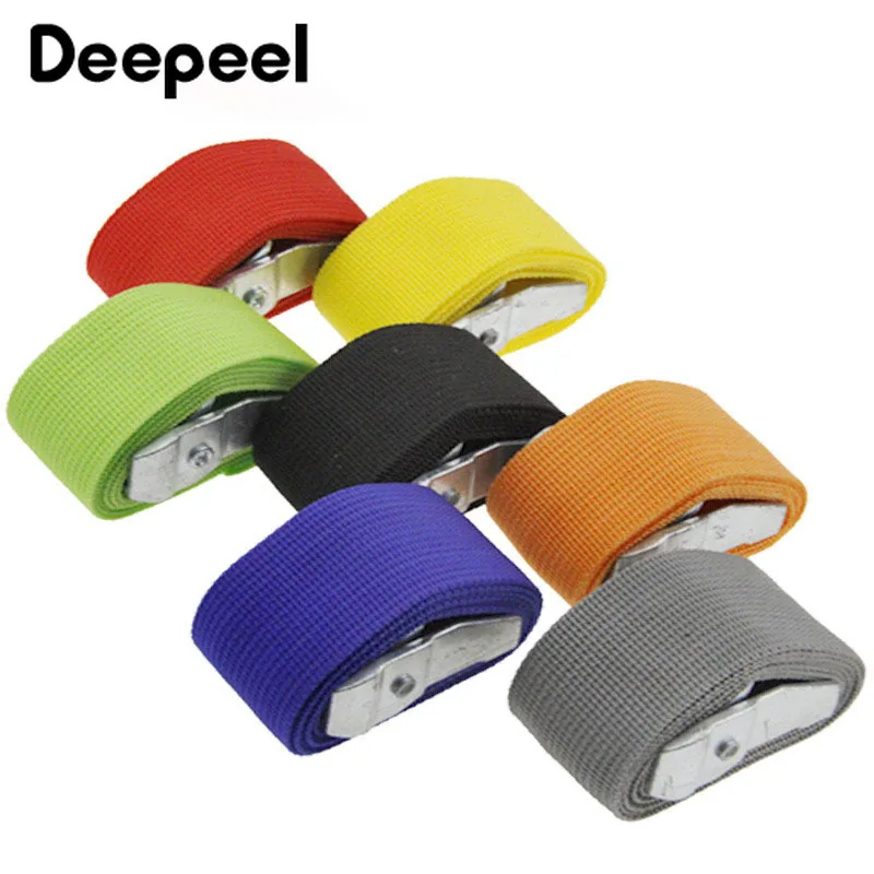 Deepeel 2 5 см с металлической пряжкой ремень галстук прочный сумка для багажа ремни