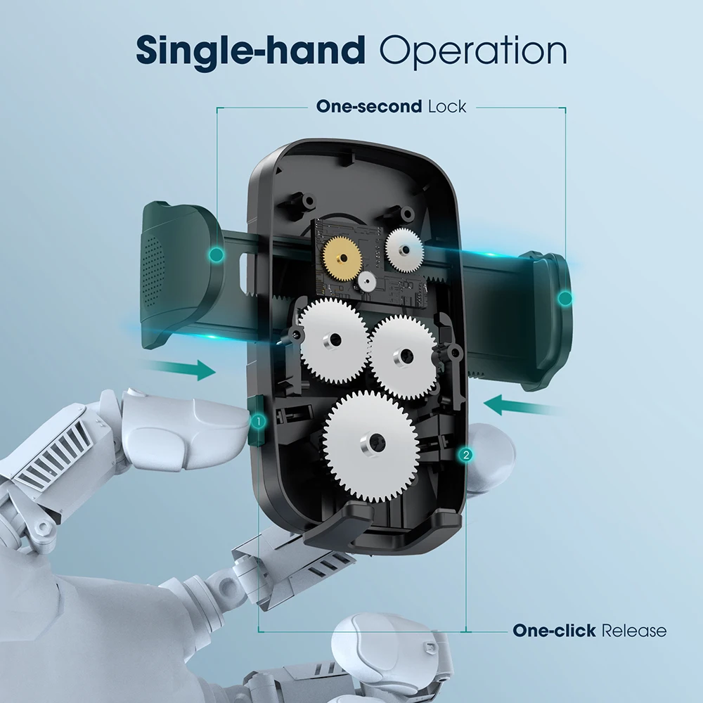 mpow ca174 universal car phone mount air vent car phone holder with stable clip compatible with iphone 12 11 pro max xs 8 galaxy free global shipping