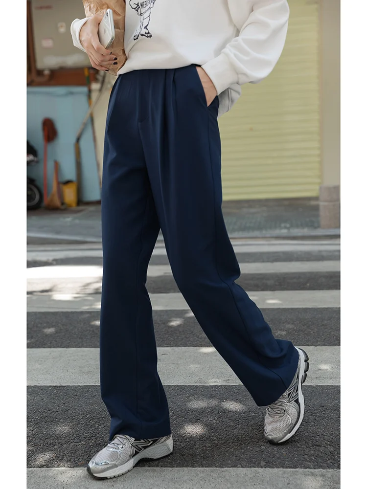 Черные брюки женские летние тонкие повседневные Костюмные с высокой талией