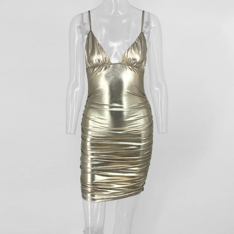 Dressmecb сексуальное облегающее платье на бретельках осеннее женское мини-платье с глубоким v-образным вырезом женские вечерние платья для ночного клуба с открытой спиной