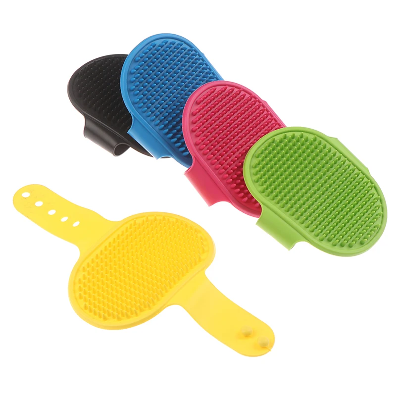 

1Pc Pet Dog Cat Bath Brush Comb Rubber Glove Hair Fur Grooming Massaging Massage Mit Pet Shower Dog Brush