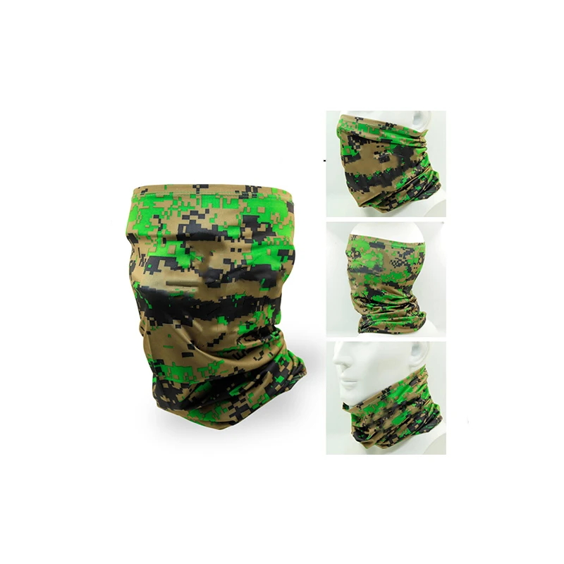 Мужская Уличная рыболовная ветрозащитная УФ-защита камуфляжная бандана маска