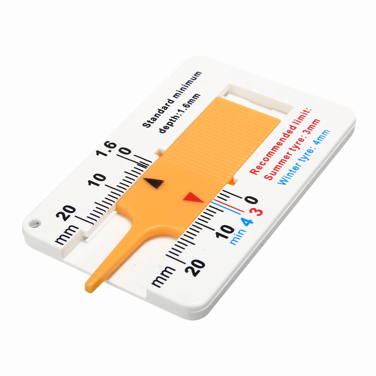 1 шт. компактный измеритель глубины протектора для автомобильных шин