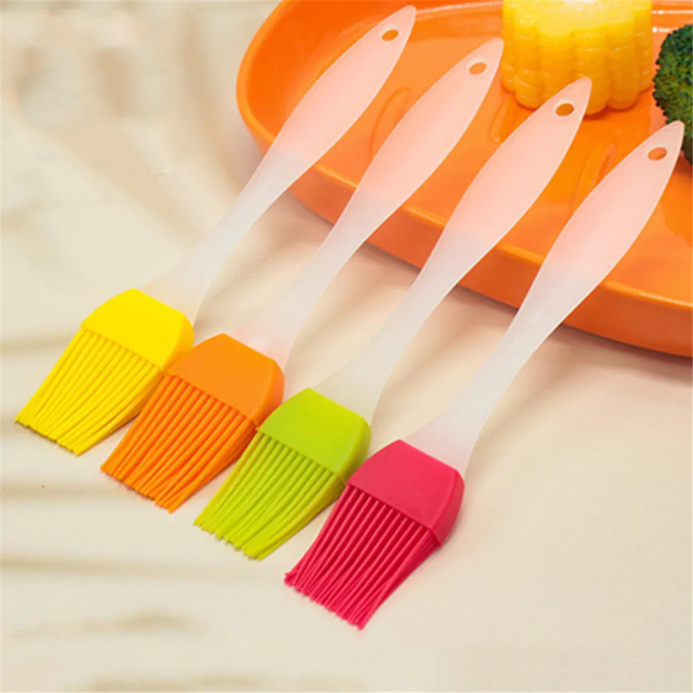 

2-3-5pcs Silicone Spatula Barbeque Brush Cooking BBQ Heat Resistant Oil Brushes Kitchen Bar Cake Baking Tools Utensil Supplies