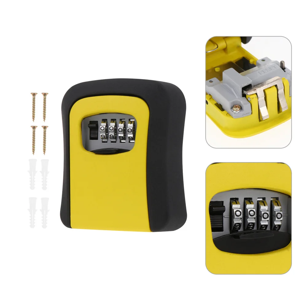 

Storage Key Lock Box Outdoor Lock Box Portable Lock Box Home Office Lock Box