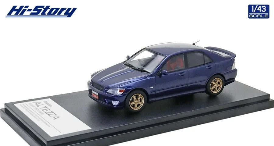 

Hi story 1:43 Toyota Altezza RS200 TRD Limited Collector Edition Resin Metal Diecast Model Toy Gift