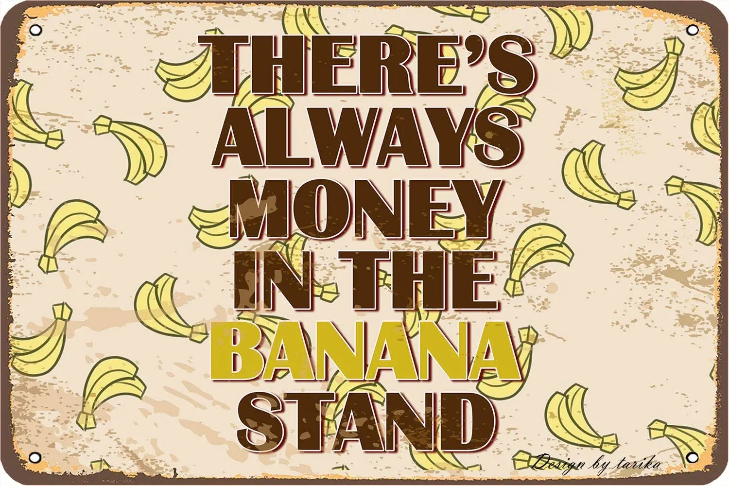 

Всегда есть деньги в банан стенд 20X30 см Ретро Олово украшения картина неоновая вывеска для дома Кухня Ванная комната фермы