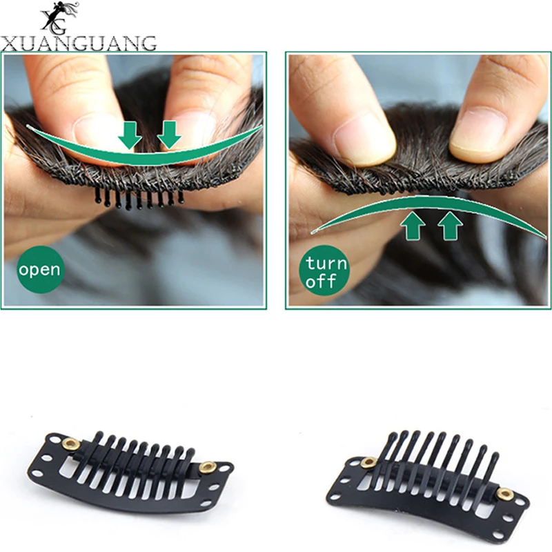 XUANGUANG накладные волосы и парики челки гораздо больше натуральные ручная работа 3D