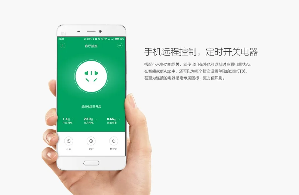 Xiaomi Mi умный Zigbee таймер вилка телефон беспроводной пульт дистанционного управления Xiaomi умная розетка с ЕС/AU/UK/US