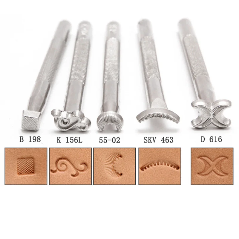 Штамп для работы с кожей металлические штампы кожи из натуральной воловьей