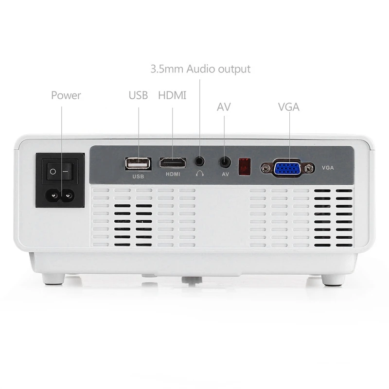 Hd Rd810 мини проектор 1000 люмен портативный светодиодный видео Rd 810 видеоигр