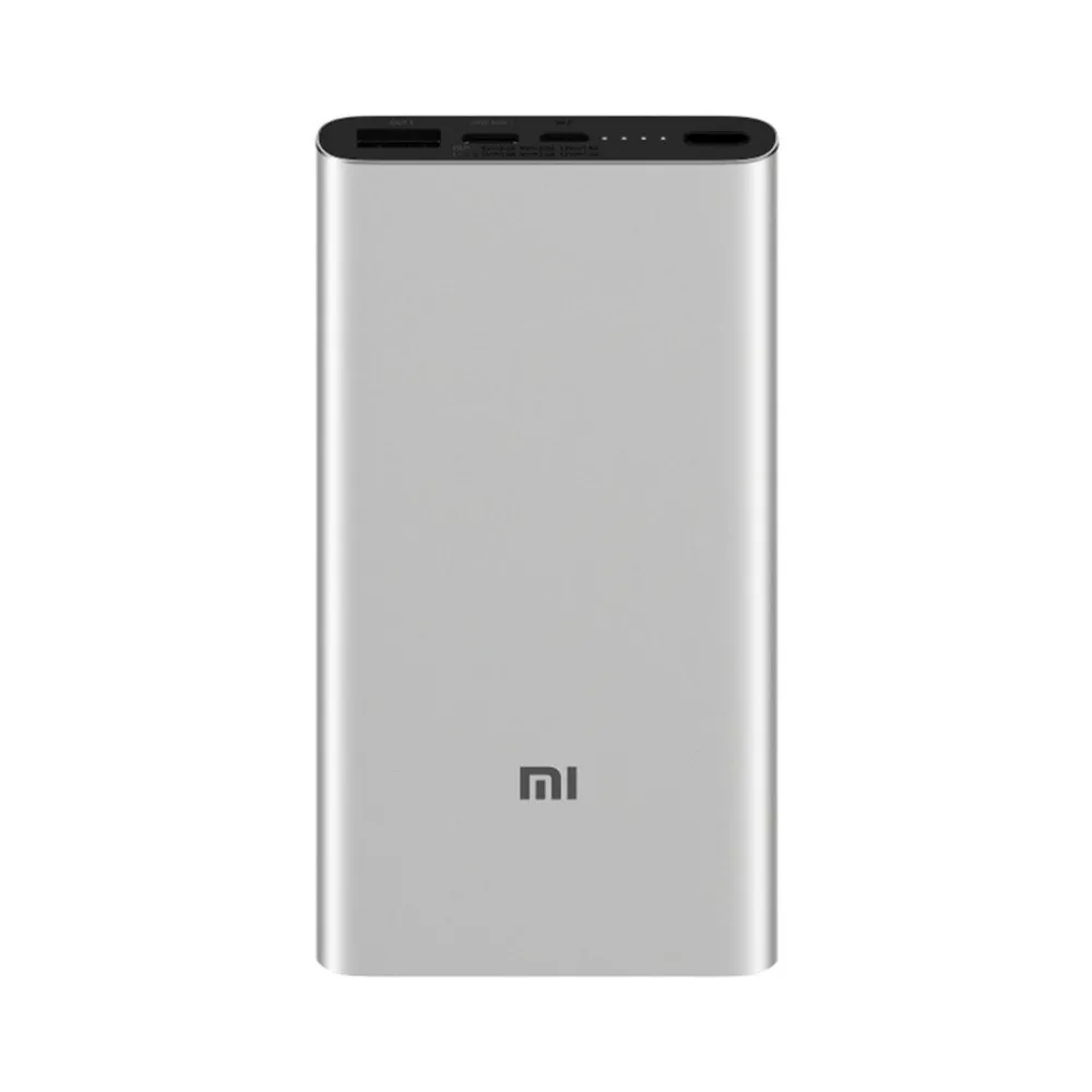Xiaomi Mi 10000mAh power Bank 3 USB-C Быстрая зарядка двусторонний выход 10000mAh power bank