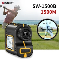 sndway laser rangefinder telescope 800m 1000m 1500m lcd touching display distance meter monocular for golf hunting sport tester