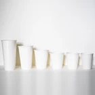 100 шт. толстые белые бумажные чашки, одноразовые чашки для чая, молока, кофейные чашки, товары Вечерние