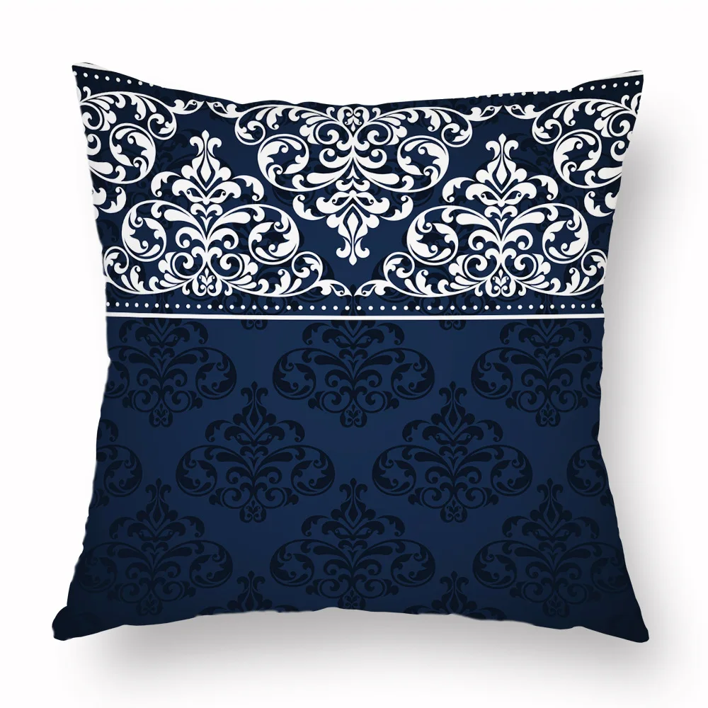 Чехол для подушки в цветочек Подушка с классическим рисунком декоративный чехол