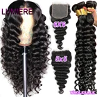 Пряди человеческих волос с глубокой волной, 38, 40 дюймов