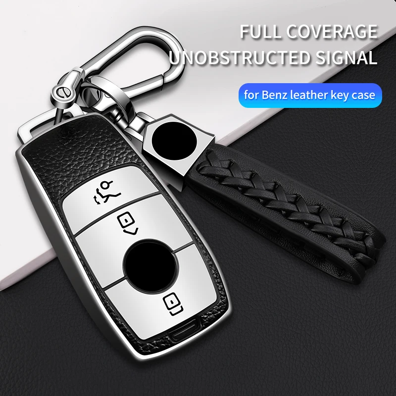 

Leather TPU Car Remote Key Cover Case Bag Shell For Mercedes Benz E C G M R S Class W204 W212 W176 GLC CLA GLA Car Accessories