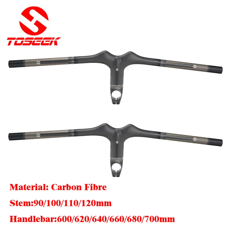 Новый карбоновый велосипедный руль интегрированный для горного и дорожного