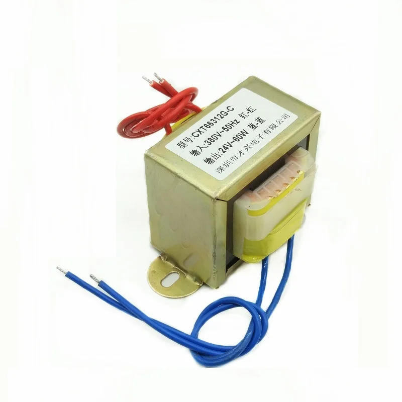 EI 60W трансформатор 380V переменного тока для адаптера AC24V 2.5A 380 V 24 60VA