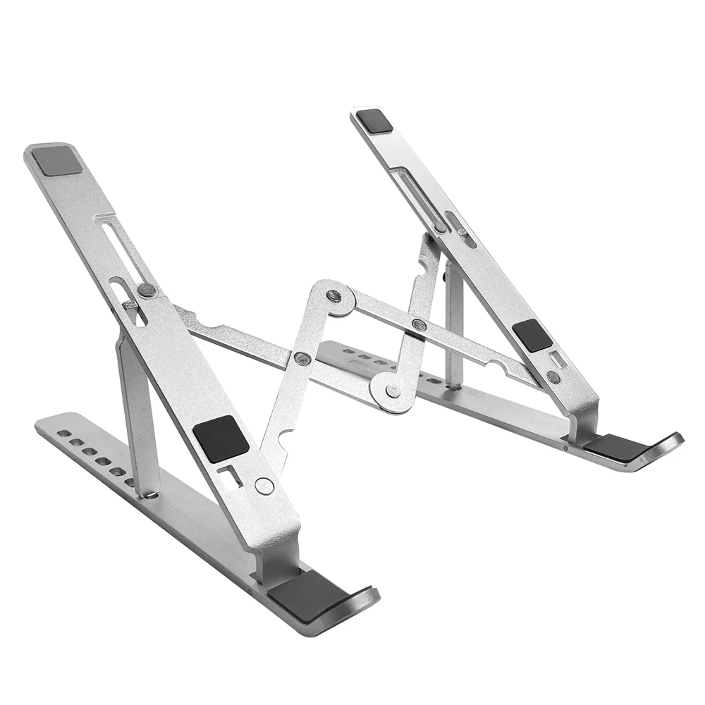 

Portable Laptop Stand Aluminium Foldable Macbook Pro Support Adjustable Notebook Holder Tablet Base For PC Computer Bracket