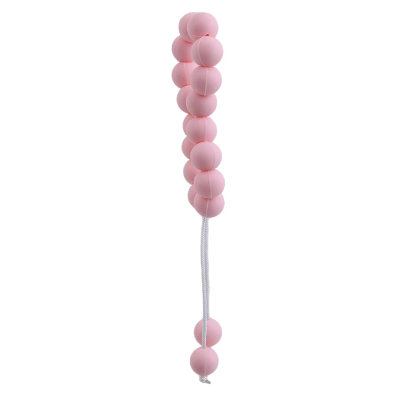 

High Quality Baby Teether Bracelets Baby Tooth Nursing Bracelets Silicone Teether Beads Teething Rattles Toy