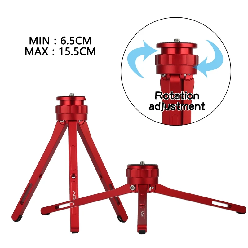 

ADAI Adjustable Metal Desktop Tripod Mobile Phone Slr Camera Universal Photography Live Mini Tripod Stand