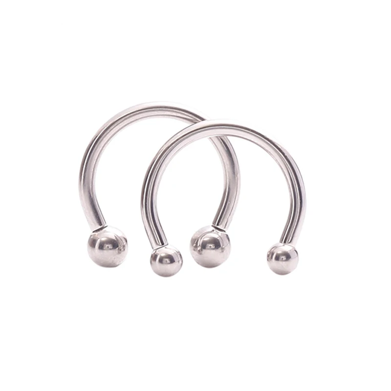 

14G ASTM F136 Implant Grade Titanium Internally Threaded Circular Barbell Nose rings