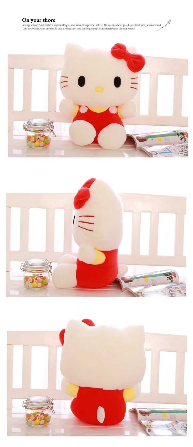 20/25 см милый рисунок «Hello Kitty» кошка плюшевая игрушка прекрасный чучело кукла подушка детские игрушки девушке подарок ребенку на день рождения хорошее качество одежда с «hello kitty»