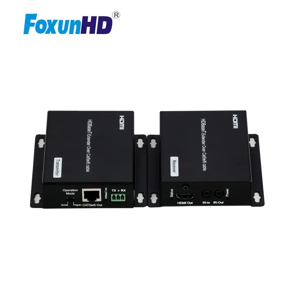 Удлинитель HDMI Foxun удлинитель HDBASET 70 м с разъемом CEC POC RS232 ИК EX33 4K HDCP2.2 | Электроника