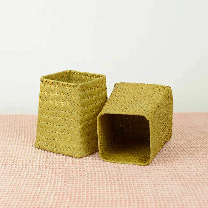 

1pc Nordic Rattan Vase Seaweed Woven Flower Basket Home Decoration Vase Vase Flower Pot Table Top Decoration