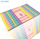 антистресс для детей,Настольная игра большого размера XL, гигантская с кубиками, разноцветная игрушка-фиджет, СИМПЛ Димпл для детей, антистрессовая игрушка, забавный подарок для семьи