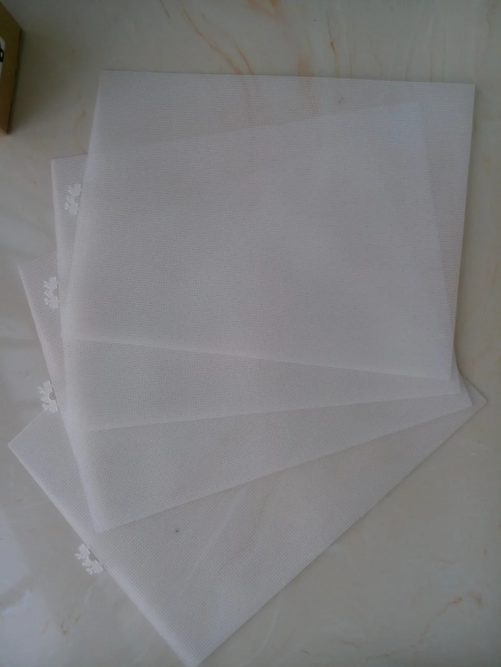 Высокое качество 14CT /7ct прозрачный пластиковый холст ткань для вышивки крестиком