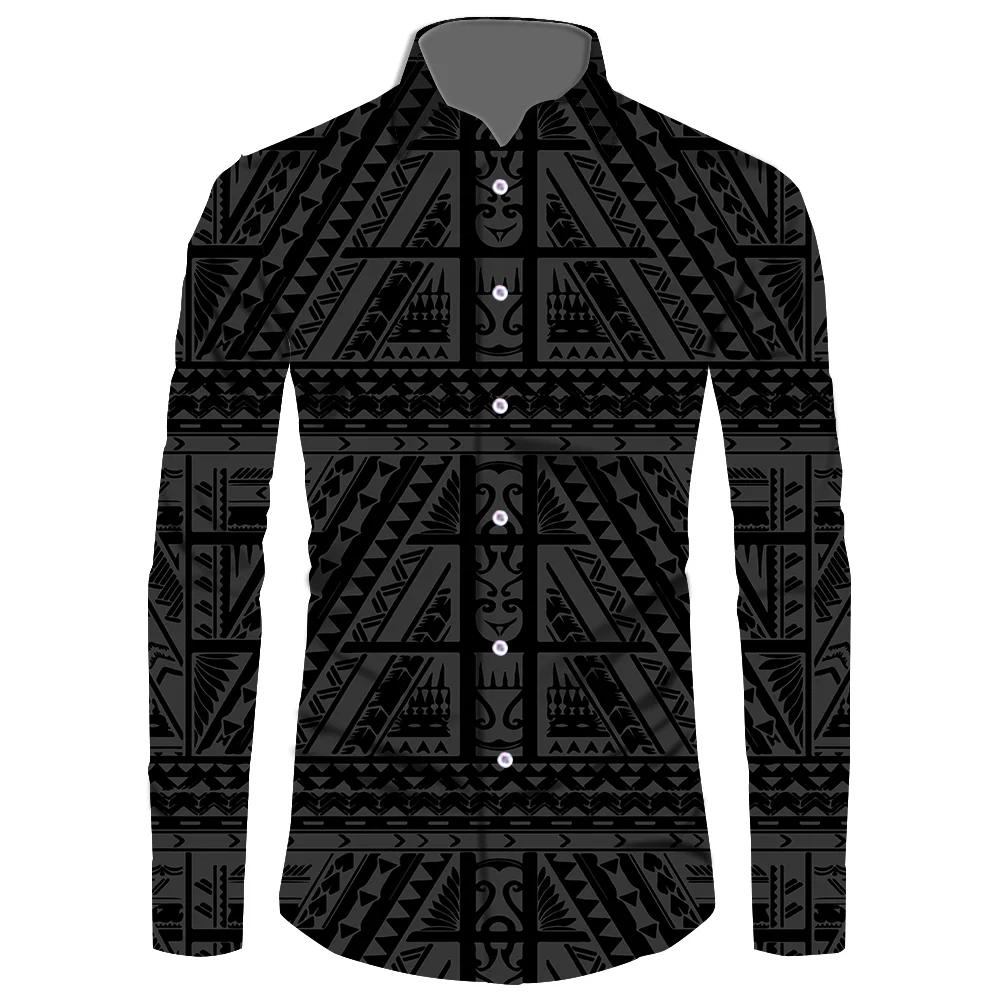 Полинезийская традиционная этническая футболка с гавайским принтом летняя