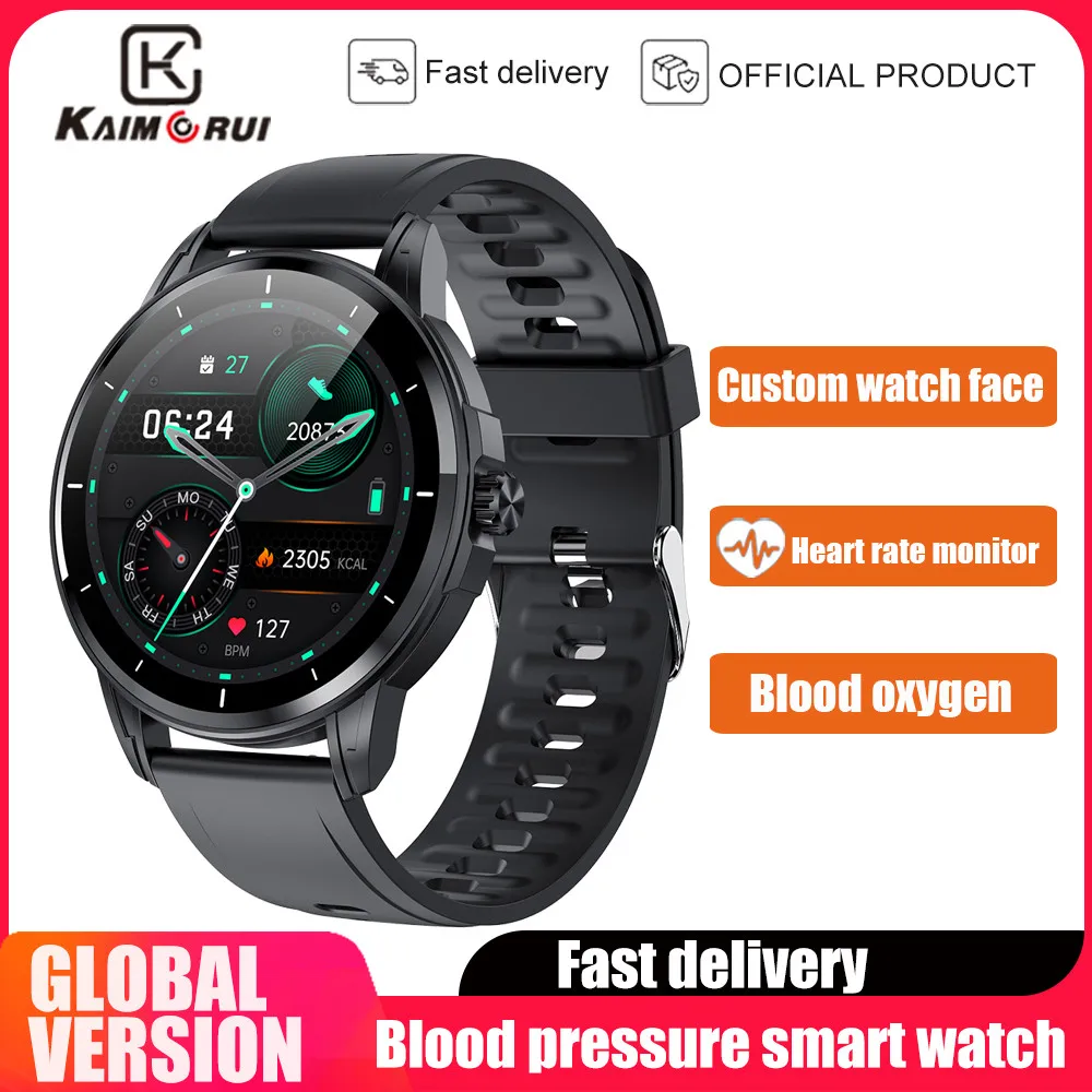 

KAIMORUI 2022 Full Touch Smart Watch Men Sports Fitness Watch Heart Rate Monitor IP67 Waterproof For IOS Android Smartwatch Mens