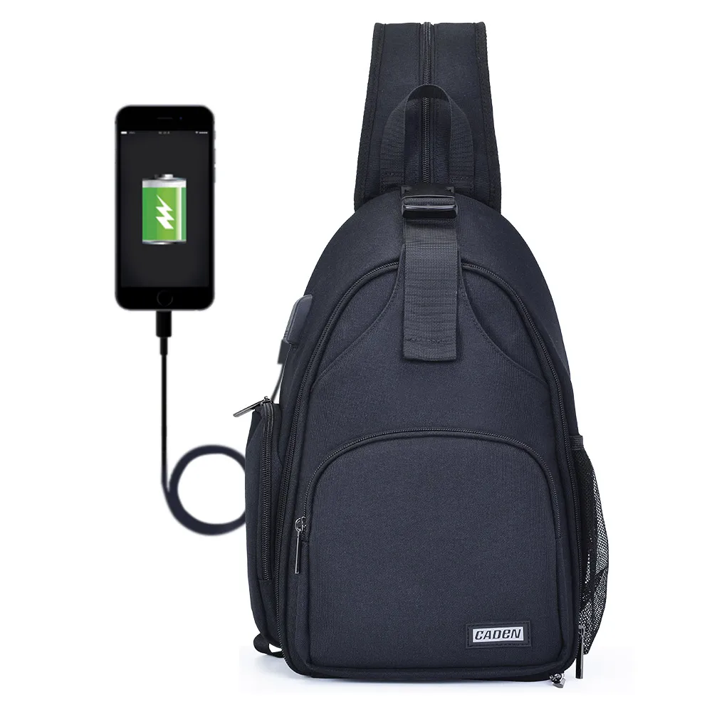 

CADeN DSLR Camera Backpack for Nikon Sony Canon Photography Equipment Shockproof Water-resistant Shoulder Bag for Outdoor Travel
