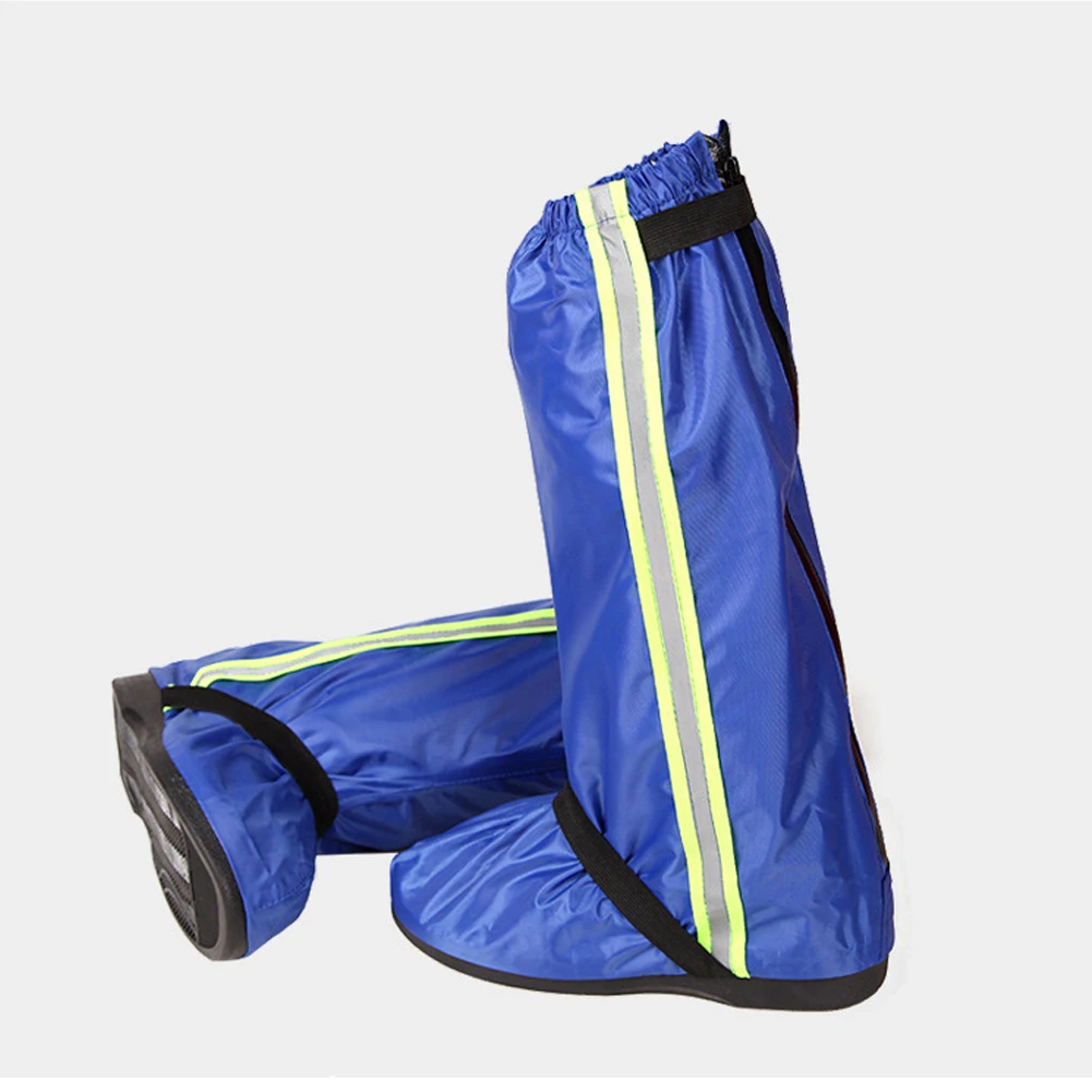 Для мужчин и женщин светоотражающая лента непромокаемые сапоги длинные для