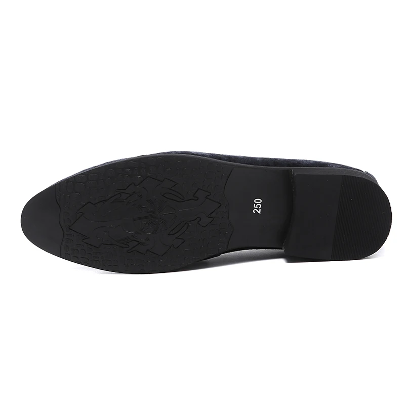 YIGER/Новинка бархатные мужские лоферы дизайнерская Брендовая обувь без шнуровки с