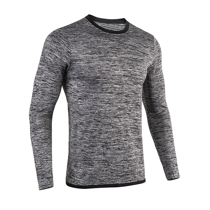 Новинка 2020 рубашка для фитнеса и спортзала мужские компрессионные рубашки с