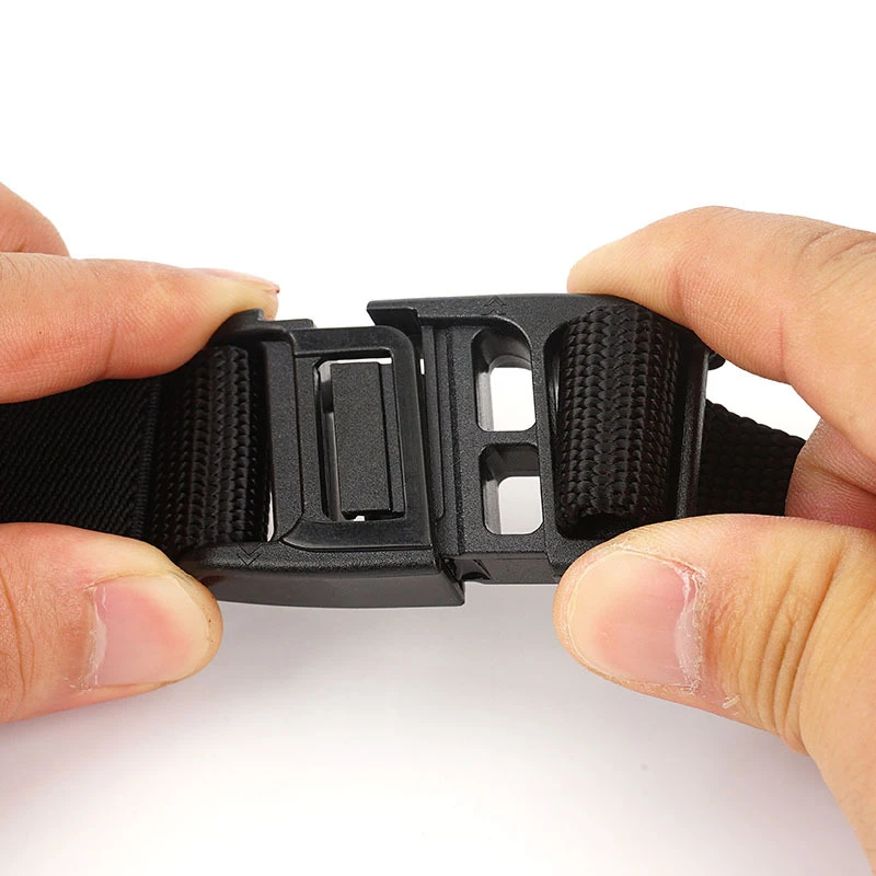 Ремень мужской тактический однотонный холщовый пояс с пряжкой-вставкой для