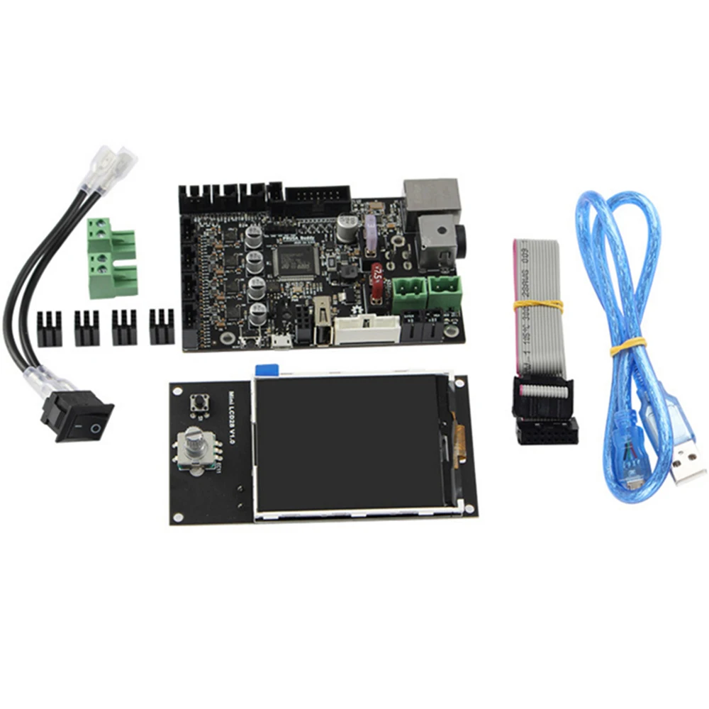 Запасная материнская плата для принтера Prusa Mini Buddy прошивка драйвер TMC2209 с экраном