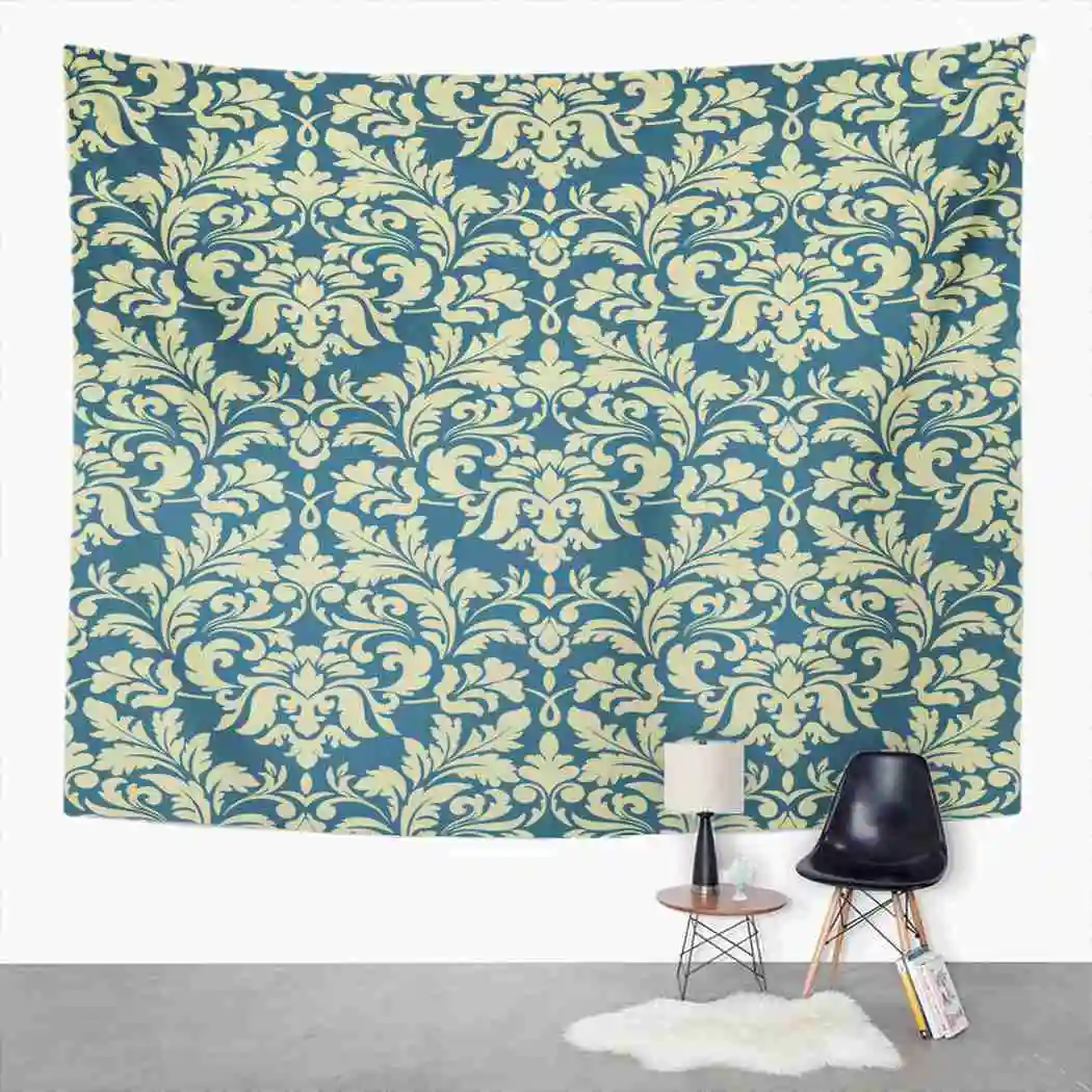 

Vintage Tapestry Floral Baroque Tapestry For Bedroom Room Decor Wall Hanging Wall Art Tapestry Picnic Mat Beach Towel Bed Cover