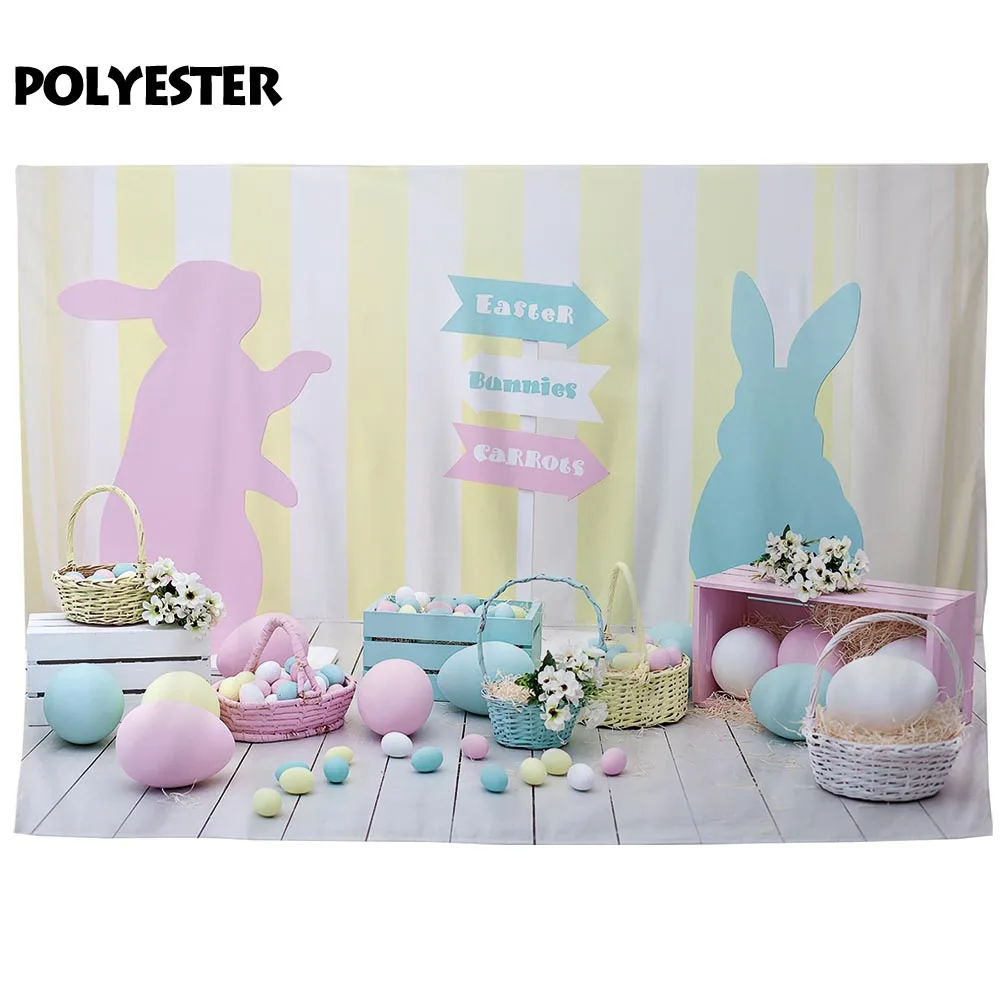 Allenjoy фон для фотосъемки пасхальное яйцо Кролик Весенний детский душ Фотофон