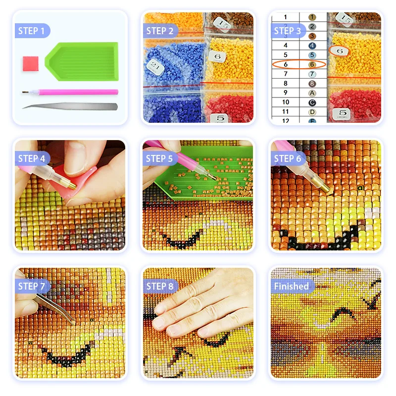 

New 5D DIY Diamond Painting Fresh Flowers Diamond Embroidery Scenery Cross Stitch Crafts Full Square Round Drill Home Decor Gift